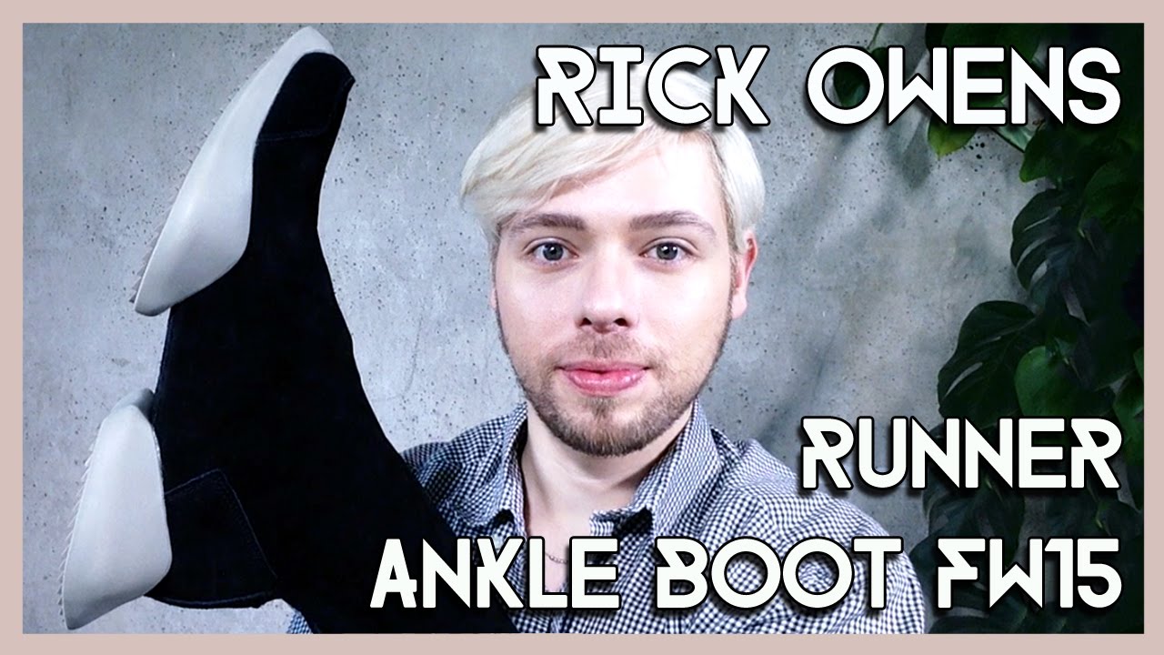 Rick Owens x adidas runner ankle boot fw15 review