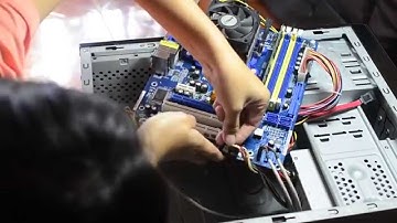 Hands on Computer Parts - Connecting the Power LED and HDD LED