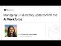 Updating manager information across systems with the AI Workforce | Atomicwork