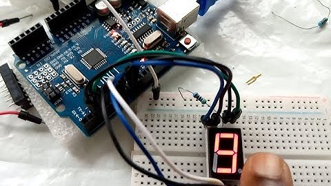 UTILISER UN AFFICHEUR SEPT (7) SEGMENTS AVEC ARDUINO.