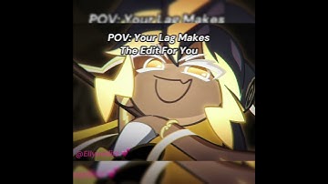 LAG IS SUCH A PROFESSIONAL EDITOR 💜 #cookierunkingdom #animation