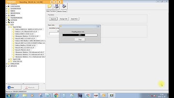Opel Omega Simtec7.1 on bench with Carprog
