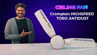 🌀💨 Testing out The Crompton HIGHSPEED TORO ANTIDUST fan | Unboxing & detailed review.⚙️📽️