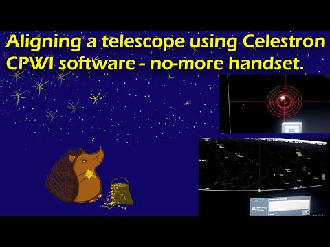 Aligning a telescope using Celestron CPWI software - LCM 130SLT Astro Fi Sharpcap