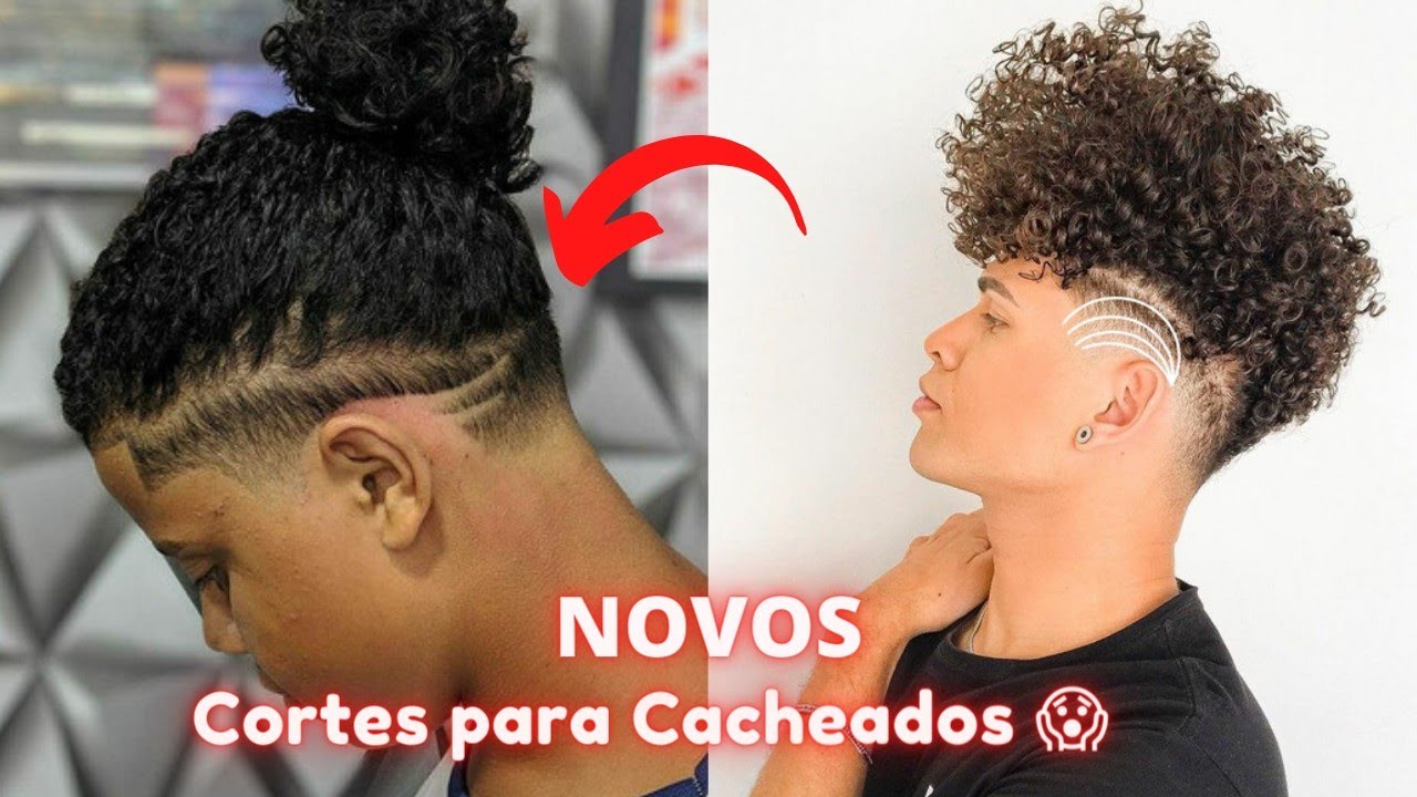 CORTES PRA CABELO CACHEADO/CRESPO MASCULINO 2021 