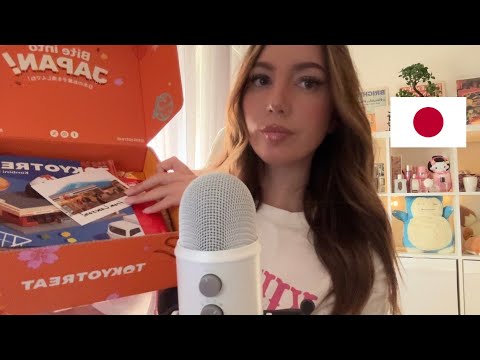 ASMR Trying Japanese Snacks 🇯🇵 (TokyoTreat Unboxing)