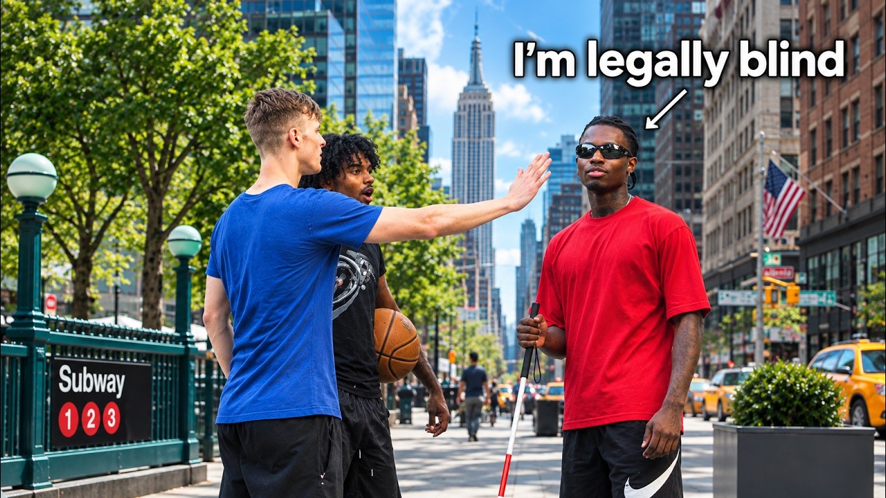 I Pretended to Be Blind in NYC and This Happened...