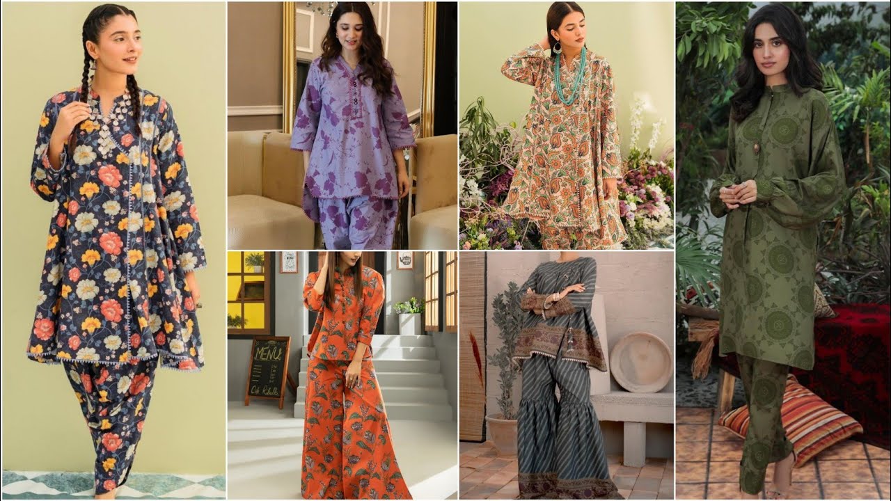 Printed Winter Dress Designing 2022 | Short Frocks | MK FASHION