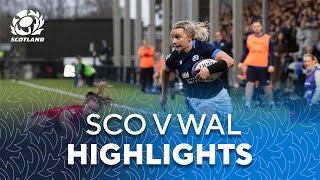 HIGHLIGHTS | Scotland v Wales | TikTok Women's Six Nations 2023