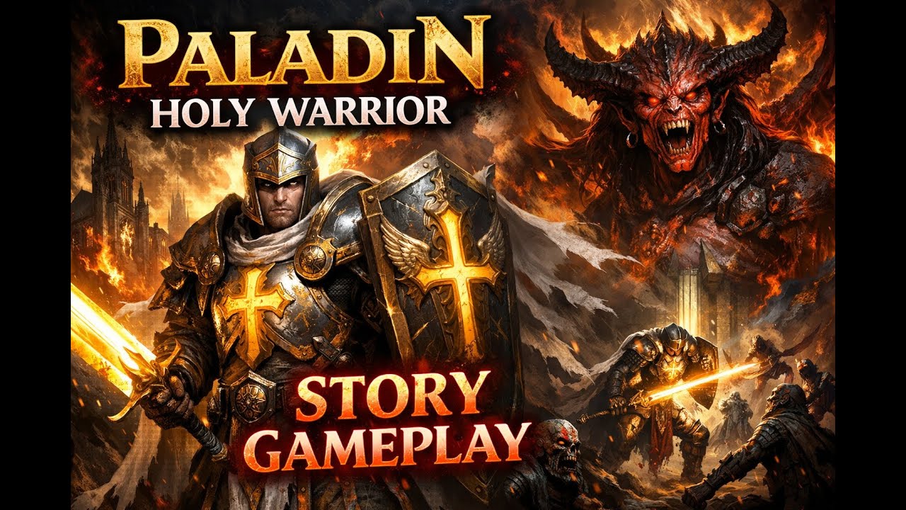 Diablo IV Paladin Holy Warrior Story Gameplay - YouTube