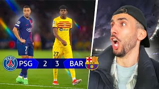 PAZZESCA! PSG 2-3 BARCELLONA dallo STADIO 