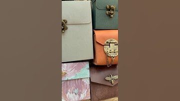 ASMR unboxing charming organizer pouches from @journal_up ✨👜🤎|#asmr #unboxing #haul #vintage #fyp