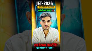 JET 2026 Crash Course Mat Karna 😱 started From 5 March 🚀 | Selection Tips by Bright Agro Classes