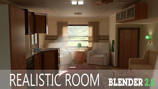 REALISTIC interior BLENDER 3D