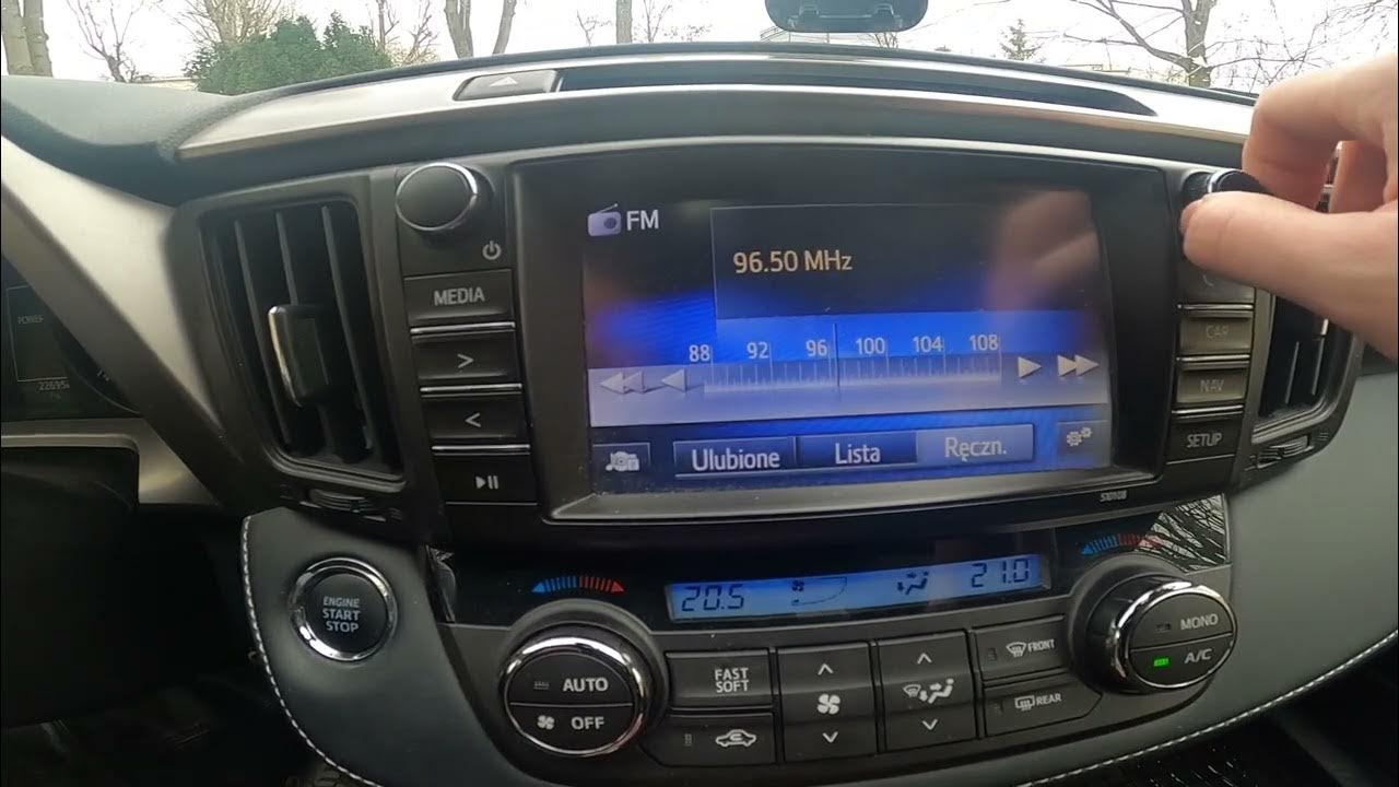 How to Change Radio Station in Toyota RAV 4 IV (2013 2018) Switch