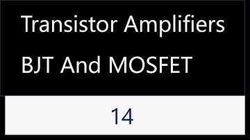Transistor as an Amplifier -14 Solved Questions