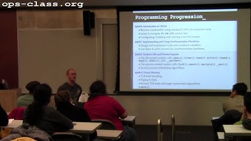 14 Jan 2013: Introduction to Operating Systems