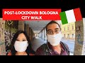 POST-LOCKDOWN BOLOGNA ITALY CITY WALK: PIAZZA MAGGIORE, LE DUE TORRI, SANTUARIO DI MADONNA SAN LUCA.