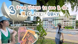 [SUB] 3 FREE Things in Clarke Quay - Old Hill Street Police Station, Singapore River Cruise, Merlion