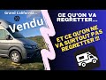 Volkswagen grand california vendu ce quon va regretter et ce quon ne va surtout pas regretter