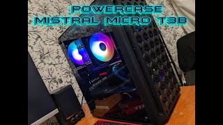 Обзор корпуса Powercase MISTRAL Micro T3B CMIMTB-L3 / сборка в нём / плюсы и минусы !