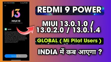 Redmi 9 Power Miui 13 Android 12 Update | Redmi 9 Power Miui 13.0.1.0 / 13.0.2.0 / 13.0.1.4 Update