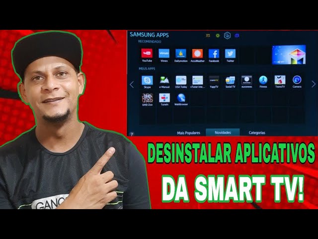 Como DESINSTALAR APLICATIVOS na SMART TV da SAMSUNG 