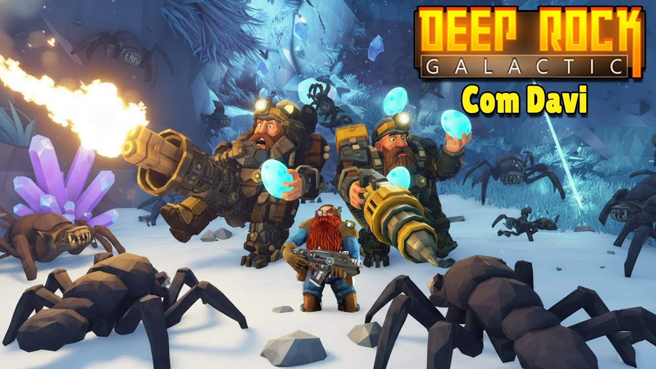 Deep Rock Galatic - Missão pegar 6 ovos com meu filho Davi 