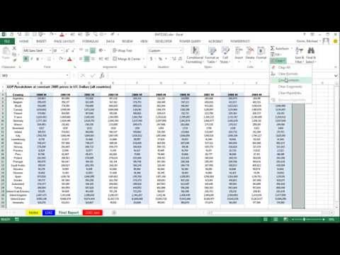 Excel Magic Trick 1242: Transform Large Data Set to Final GDP Report: TTC, MATCH, Filter & Format