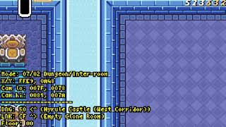 Zelda: LttP - Swordless Screen Transition X-axis Quadrant Bug