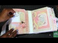 Baby Girl Mini Scrapbook Album August 2015 *SOLD*