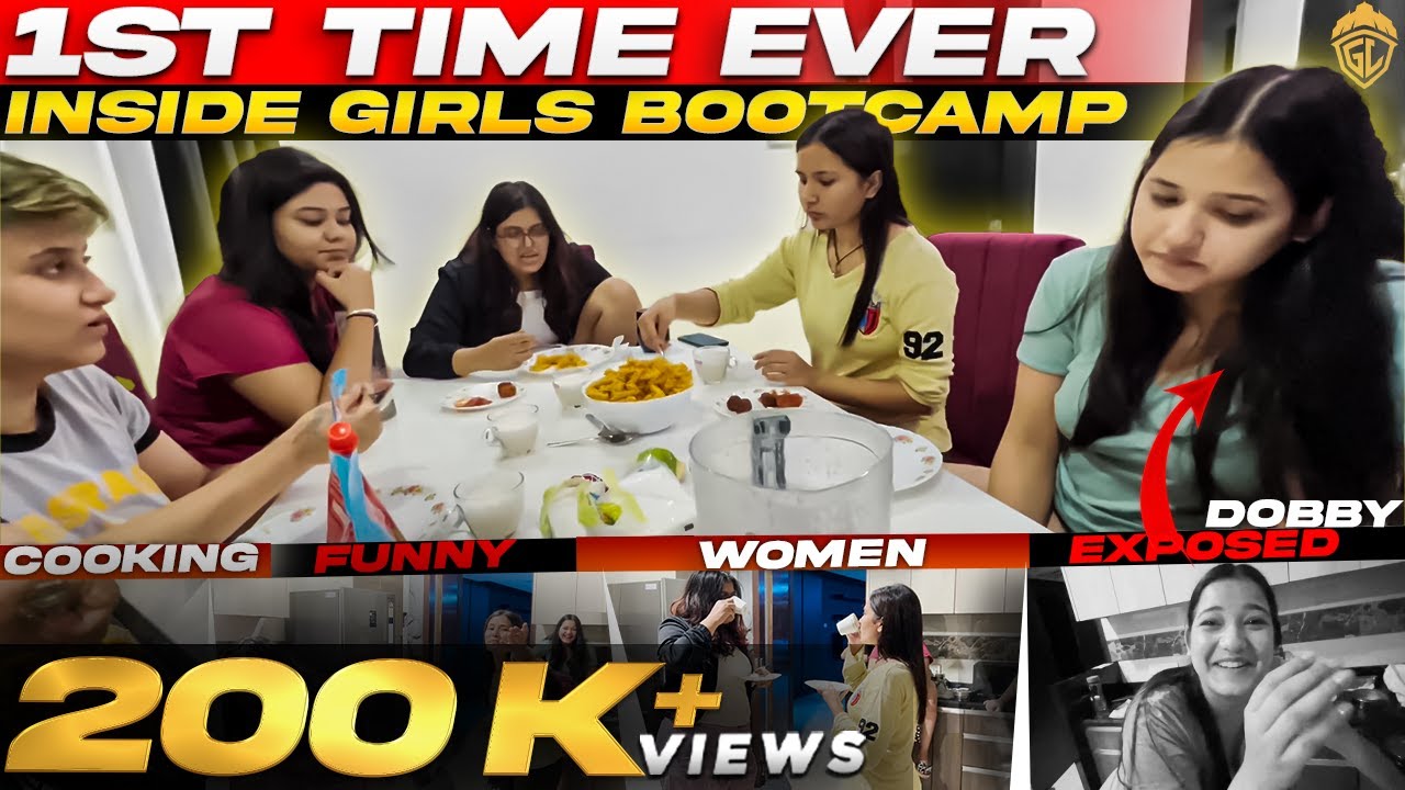 Cooking Dinner  inside GodL Girls Bootcamp 1st Time Ever  ft @DobbyIsLive_ @rebelplays_