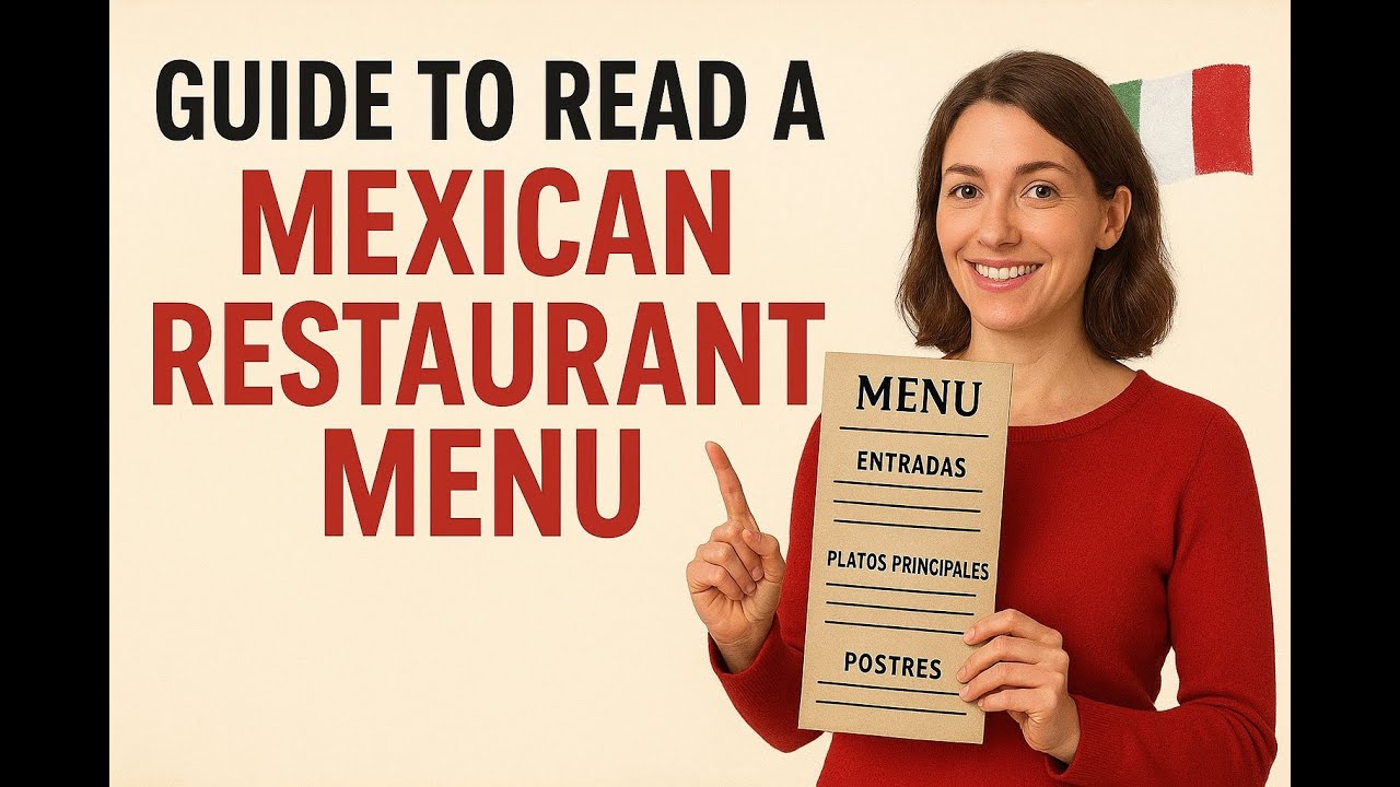 FLASH TRAVEL EATS- Guide to Reading a Mexican Restaurant Menu EP52