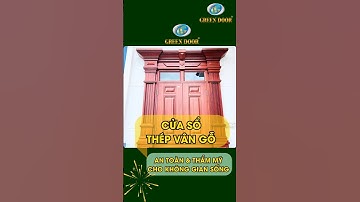 Cửa sổ thép vân gỗ #cửathépchốngcháy #cuathepvango #noithat #nhadep