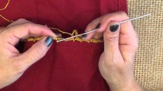 How To Crochet On Fabric