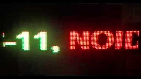 Multi Line Multi Color LED Display Board