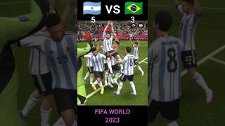 Argentina🇦🇷 Vs 🇧🇷Brazil Fifa World Cup#Penaltyshootou#Shortvideo#Neymarjr#Messi#Football_Shorts