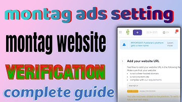 montag ads setting montag website verification complete guide propeller ads