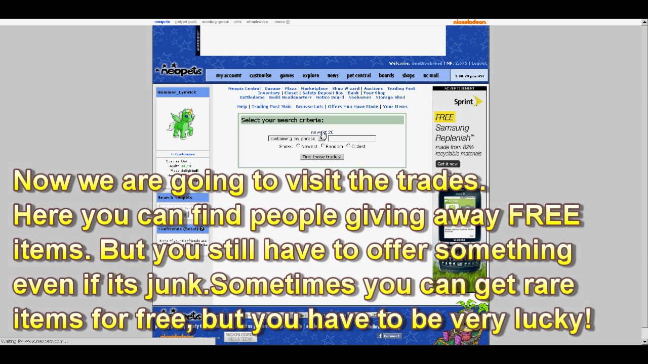 Neopets Money Making Guide (NP)