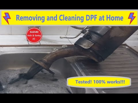 Diesel Particulate Filter  / How to Remove and Clean Blocked DPF (Suzuki Grand Vitara 1.9 ddis)