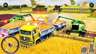 Tractor Farming Driving Simulator 2020 - USA Farm Truck School Driver - Android GamePlay (안드로이드 게임) screenshot 3