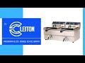 Vídeo: Freidora Industrial Eléctrica 10+10 Litros con Grifo Doble Sobremesa ®Cleiton