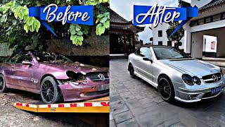 "Mercedes-Benz CLK240 Restoration Journey on a 20k Yuan Budget"