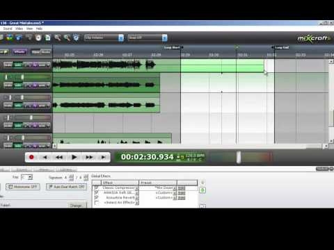 Mixcraft Mix An Entire Song Start To Finish Part 7 8