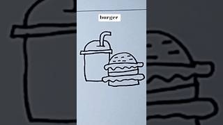 Ep.44 Burger #burger #easydrawing #kiddraws #cartoon #art #drawing