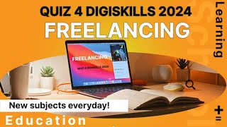 Freelancing Quiz 4 DIGI Skills Quiz 4 screenshot 1