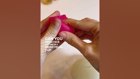 Practice With Tampons and Period Cups? #shorts