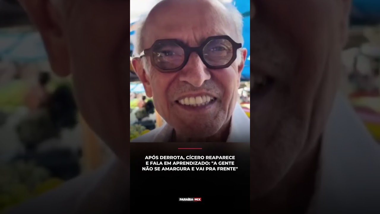 APÓS DERROTA, CÍCERO REAPARECE E FALA EM APRENDIZADO: "A GENTE NÃO SE AMARGURA E VAI PRA FRENTE"