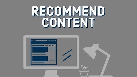 LinkedIn Learning How To: Recommend Content