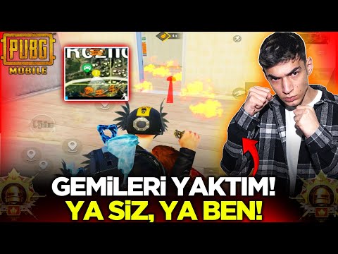 FATİH LİGİ YA SİZ YA BEN DEDİM, GEMİLERİ YAKTIM ! / PUBG MOBİLE GAMEPLAY